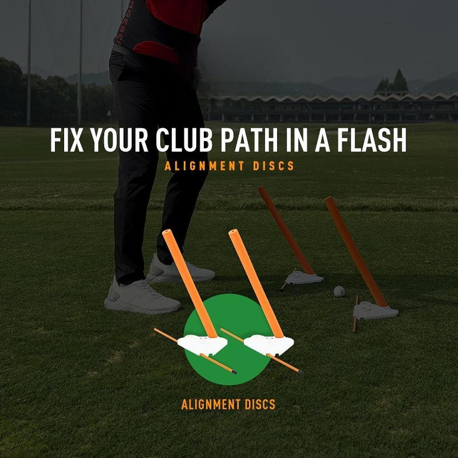Alignment Stick Set - Golf Alignment Stick Holder Swing Training