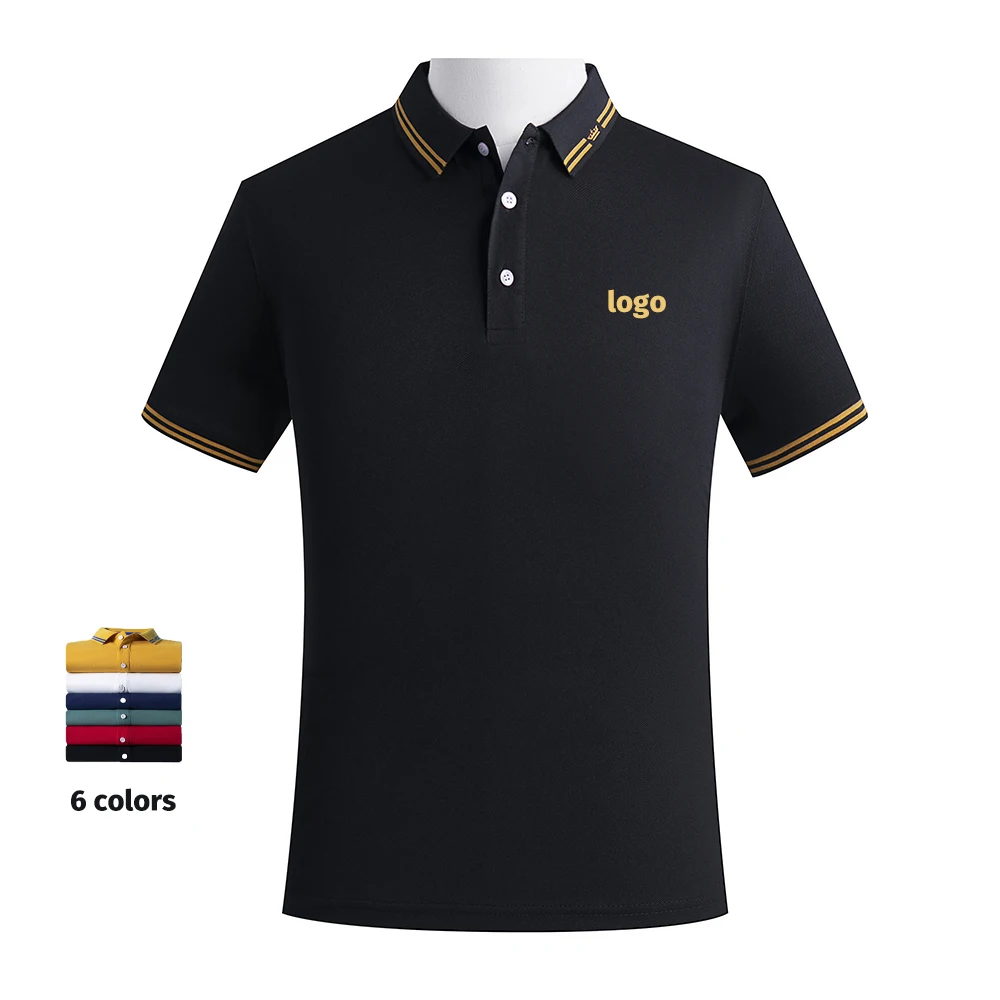 Golf Equipment Logo - Men Polo T-shirt Logo Customizable Golf