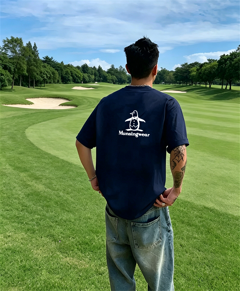 Men's Golf T-Shirt Short Sleev - Golf Equipment Logo 리뷰 및 가격