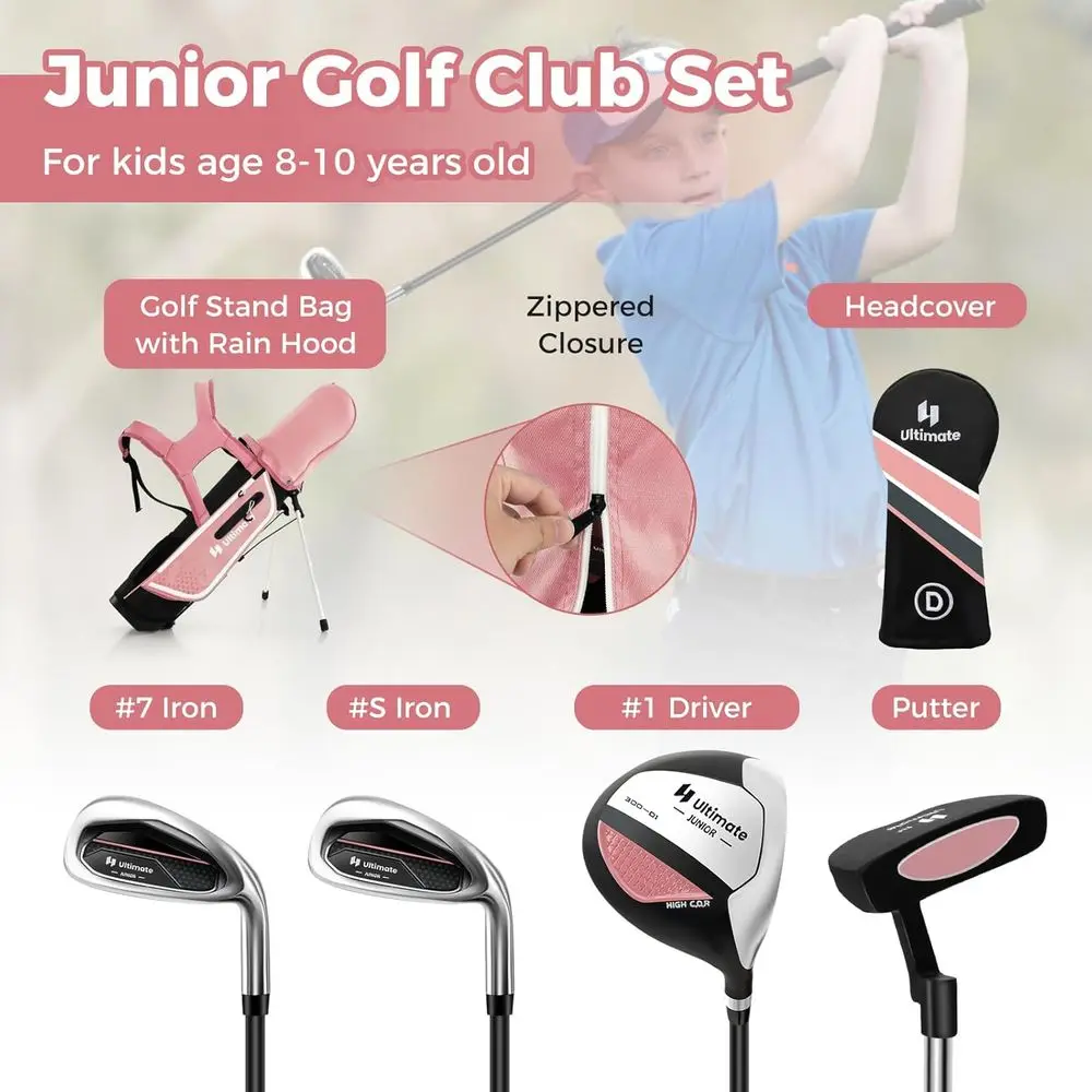 Youth Golf Club Set with Stand - Golf Equipment For Youth 리뷰 및 가격
