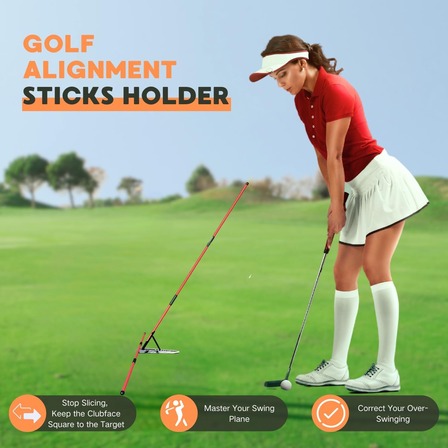 Golf Alignment Stick Holder Go - Alignment Stick Set 리뷰 및 가격