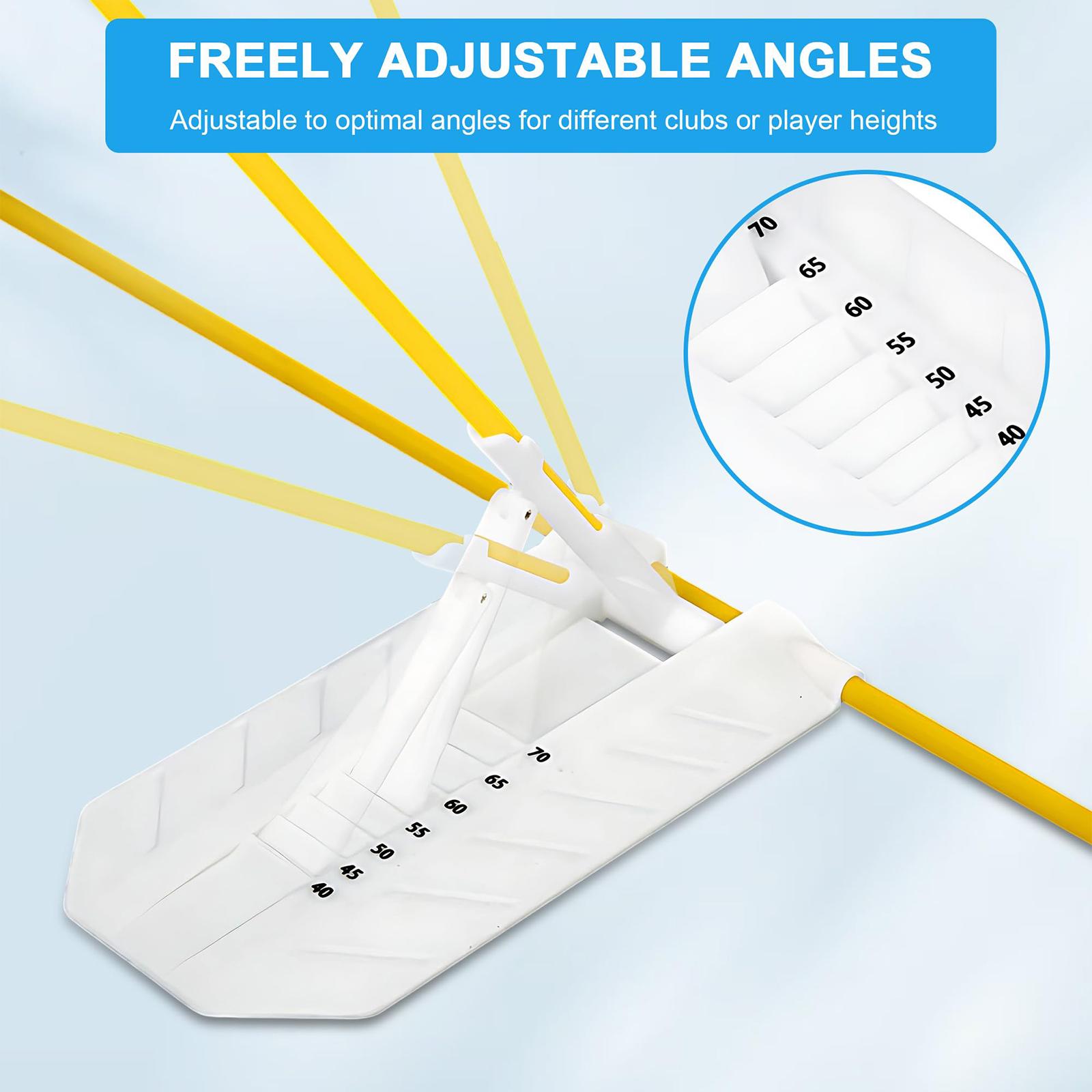 Adjustable Golf Swing Trainer  - Alignment Stick Set 리뷰 및 가격